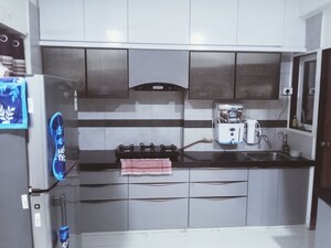 Kitchen in 3 BHK Apartment at Uma Silver Sky, Harni – for Sale