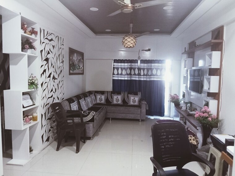 Living Room, uma-silver-sky 3 Bedroom 1080 Sq.Ft. Apartment In Harni Vadodara 10600628