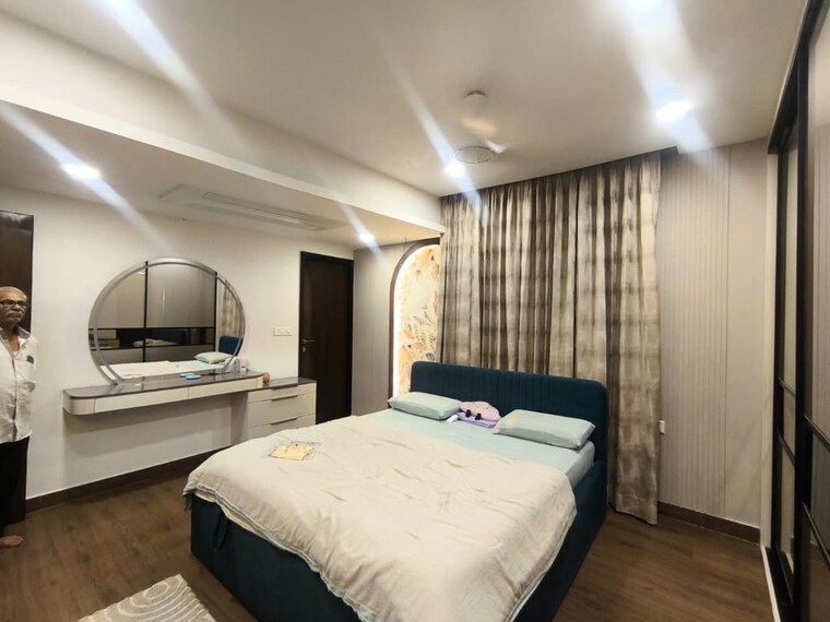 Bedroom, ambience-courtyard 4 Bedroom 2130 Sq.Ft. Apartment In Manikonda Hyderabad 10600663