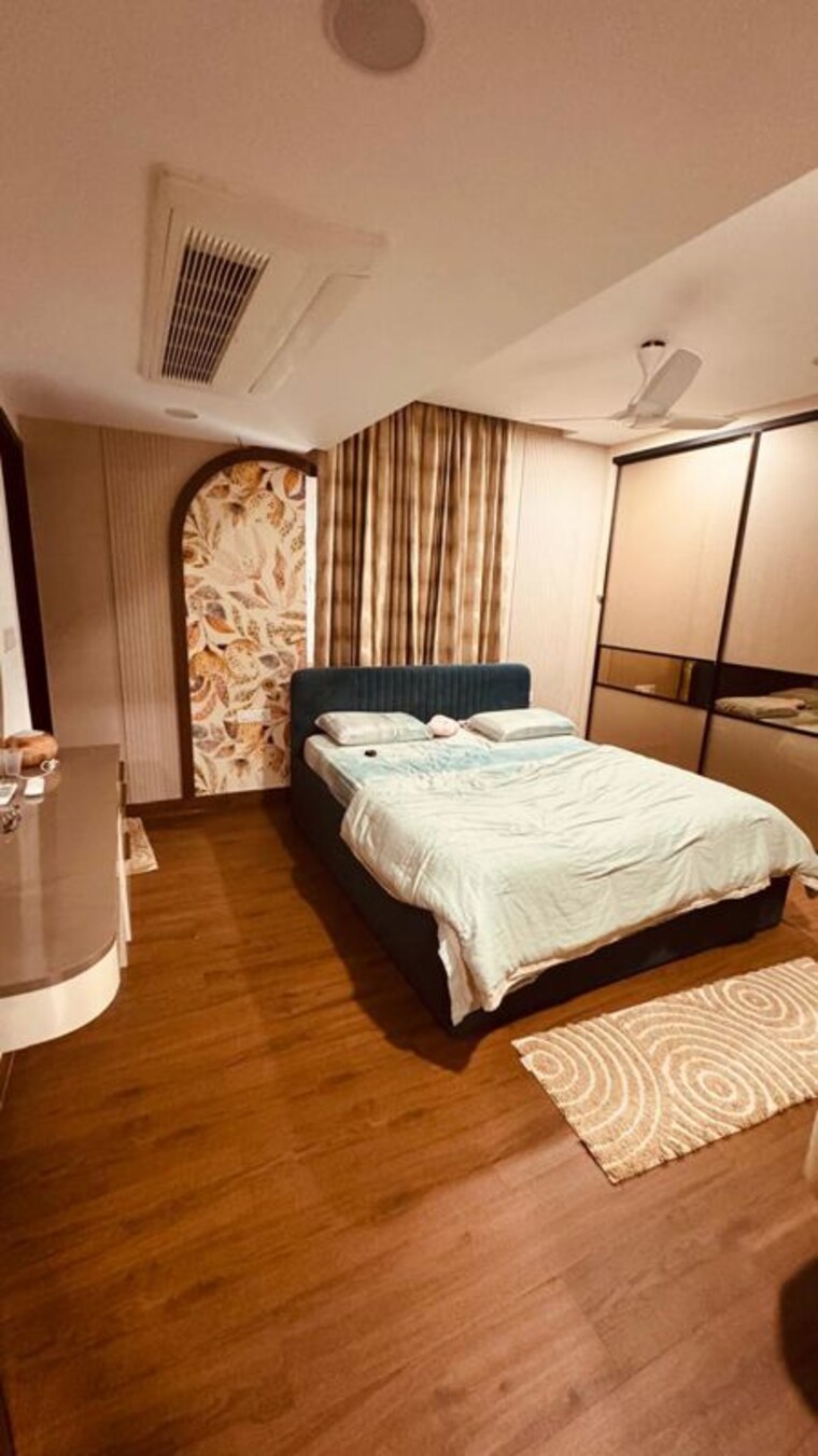 Bedroom, ambience-courtyard 4 Bedroom 2130 Sq.Ft. Apartment In Manikonda Hyderabad 10600663