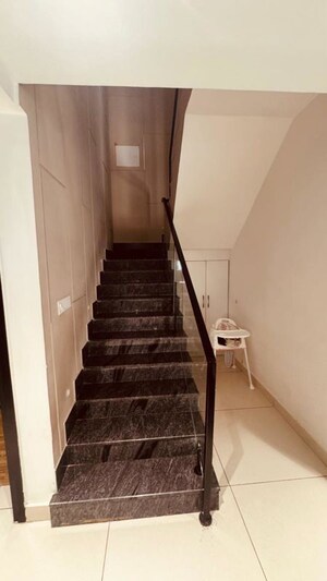 Staircase in 4 BHK Apartment at Ambience Courtyard, Manikonda – for Rent