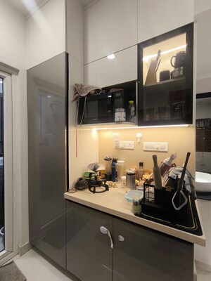 Kitchen in 4 BHK Apartment at Ambience Courtyard, Manikonda – for Rent