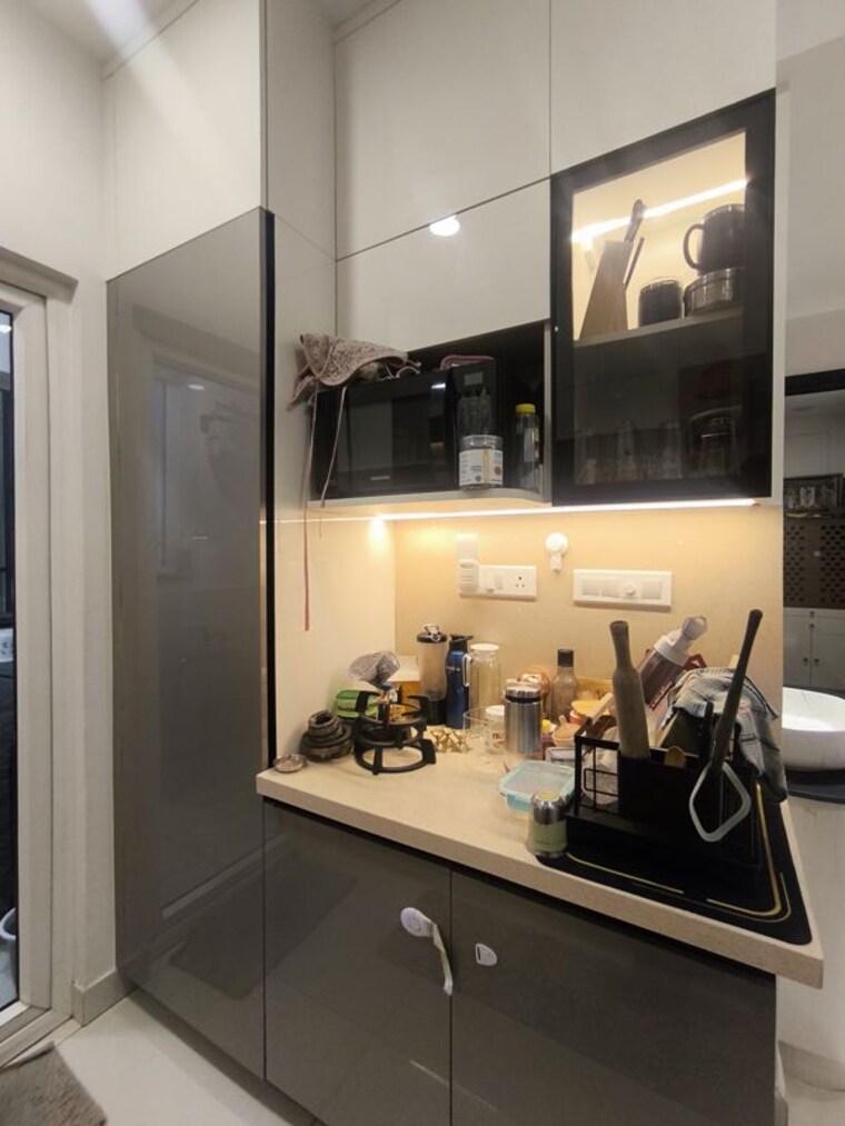 Kitchen, ambience-courtyard 4 Bedroom 2130 Sq.Ft. Apartment In Manikonda Hyderabad 10600663