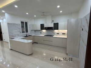 Kitchen in 3 BHK Builder Floor at Sushant Lok ii – for Sale