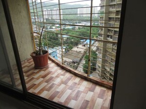 Balcony in 2 BHK Apartment at Acme Ozone, Manpada – for Rent