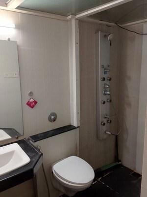 Bathroom in 1 BHK Apartment at Marigold Meridian, Bhandup West – for Rent