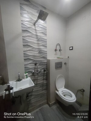 Bathroom in 2 BHK Builder Floor at Dwarka Mor – for Rent