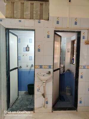 Bathroom in 1 RK Apartment at Devgiri CHS Chandivali, Chandivali – for Rent