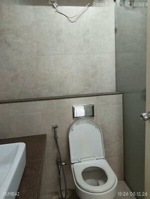 Bathroom in 2 BHK Apartment at Godrej Central, Chembur – for Rent