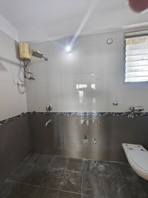 Bathroom in 2 BHK Apartment at Beverly Park, Nerul – for Rent