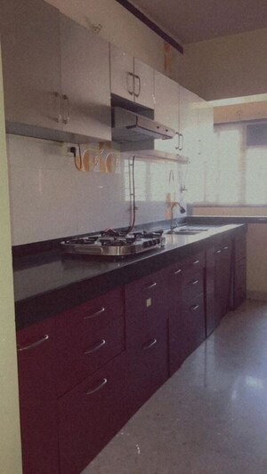 Kitchen in 5 BHK Apartment at Magarpatta Laburnum Park, Hadapsar – for Rent