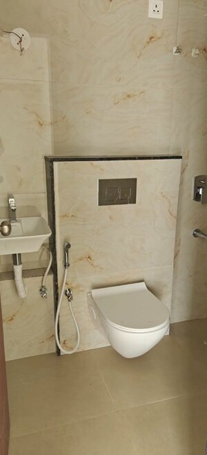 Bathroom in 1 BHK Apartment at Pride Larkins Nest, Ghodbunder Road – for Rent
