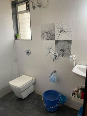 Bathroom in 1 BHK Apartment at Sky View CHS, Kurla – for Rent