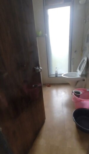 Bathroom in 1 BHK Apartment at Rajasthan Surya Square, Wadala West – for Rent