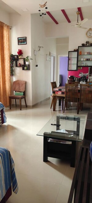 Living Room in 2 BHK Apartment at Om Audumber, Shivane – for Rent