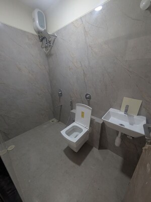 Bathroom in 2 BHK Apartment at Oxford Navrang Crystal, Goregaon West – for Rent