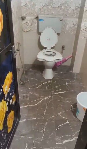 Bathroom in 2 BHK Apartment at Sector 17 Kopar Khairane – for Rent