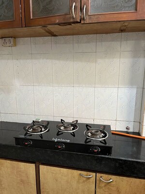 Kitchen in 1 BHK Apartment at Gayatri Corner, Kandivali East – for Rent