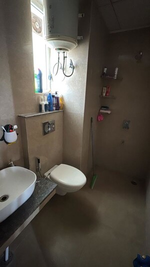 Bathroom in 3 BHK Apartment at Affinity Greens, International Airport Road – for Rent