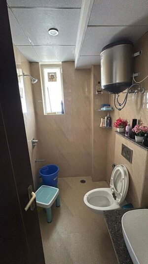 Bathroom in 3 BHK Apartment at Affinity Greens, International Airport Road – for Rent