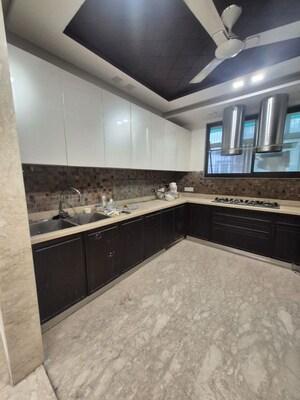 Kitchen in 3 BHK Builder Floor at Greater Kailash I – for Rent