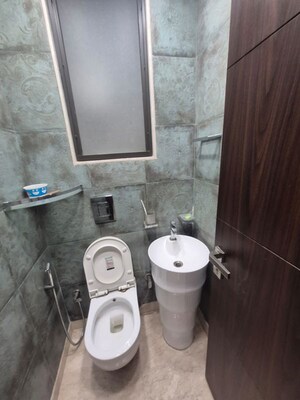 Bathroom in 3 BHK Builder Floor at Greater Kailash I – for Rent
