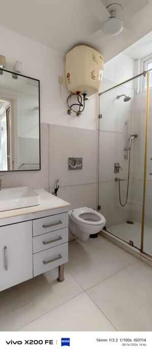 Bathroom in 3 BHK Builder Floor at Greater Kailash ii – for Rent