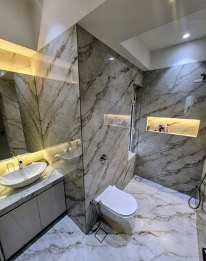 Bathroom in 4 BHK Apartment at Piramal Mahalaxmi, Mahalaxmi – for Rent