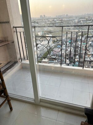Balcony in 2.5 BHK Apartment at Signature Global The Millennia, Sector 37d – for Rent
