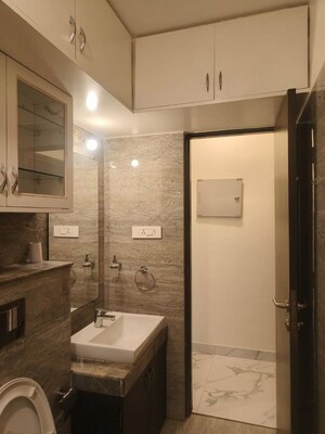 Bathroom in 2 BHK Apartment at Jyoti Sukriti, Goregaon East – for Rent