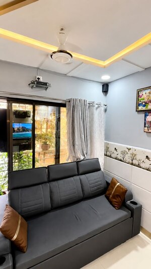Living Room in 1 BHK Apartment at Satyam Tower Nalasopara, Nalasopara West – for Sale