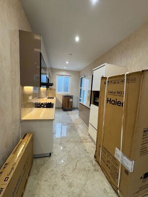 Kitchen in 3.5 BHK Apartment at Riverdale Hazelwood Residences, High Ground – for Rent