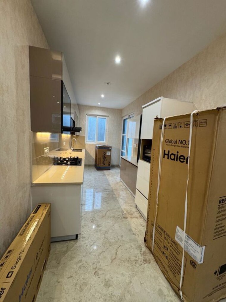 Kitchen, riverdale-hazelwood-residences 3.5 Bedroom 1960 Sq.Ft. Apartment In High Ground Zirakpur 10601250