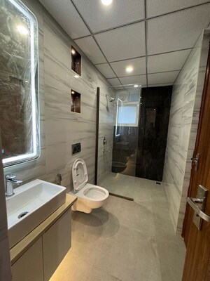 Bathroom in 3.5 BHK Apartment at Riverdale Hazelwood Residences, High Ground – for Rent