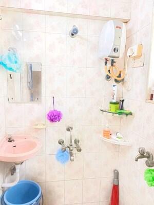 Bathroom in 2 BHK Apartment at Sadguru Sky Heights, Nalasopara West – for Sale