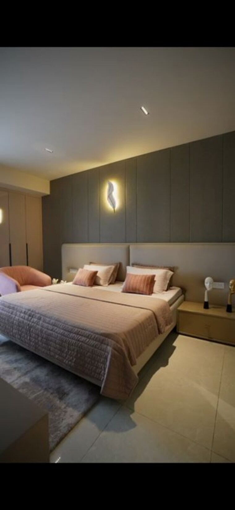 Bedroom, krishna-atlantis-heights 3 Bedroom 2100 Sq.Ft. Apartment In High Ground Zirakpur 10601289
