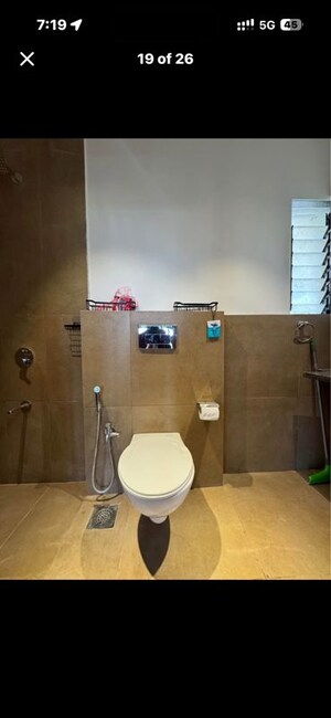 Bathroom in 4 BHK Apartment at Anaya Apartment, Juhu – for Sale
