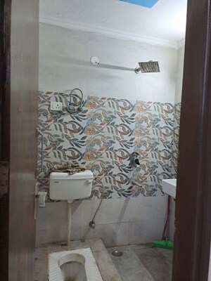 Bathroom in 3 BHK Builder Floor at Mehrauli – for Rent