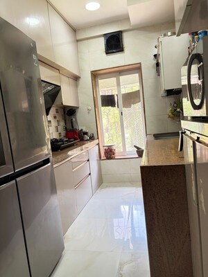 Kitchen in 3.5 BHK Apartment at Tarapore Gardens, Andheri West – for Rent