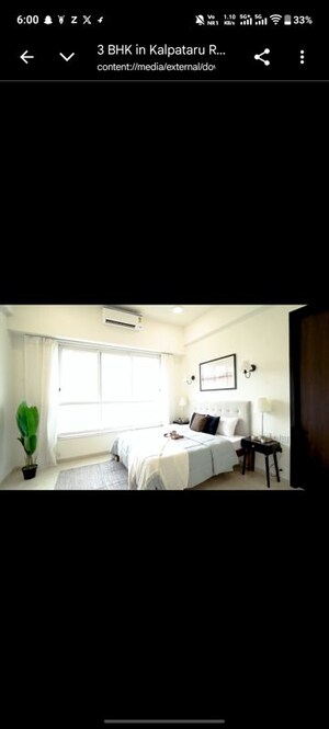 Bedroom in 3 BHK Apartment at Kalpataru Radiance, Goregaon West – for Sale