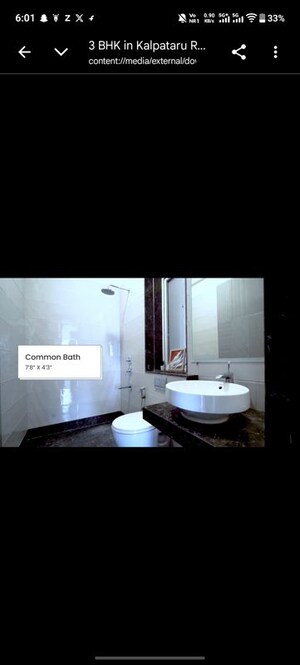 Bedroom in 3 BHK Apartment at Kalpataru Radiance, Goregaon West – for Sale