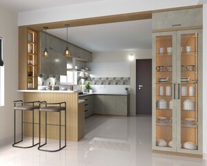 Kitchen in 4 BHK Villa at Trishala The Village, Sathamrai Village – for Rent