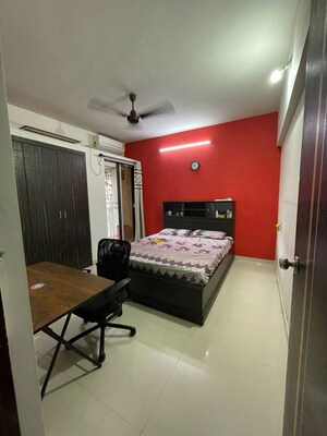 Living Room in 2 BHK Apartment at Crystal Garden Estate CHS, Manpada – for Rent