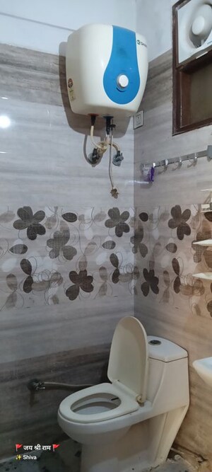 Bathroom in 2 BHK Builder Floor at Indrapuram – for Rent