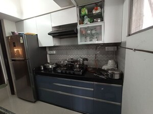 Kitchen in 2 BHK Apartment at Hiranandani Meadows, Manpada – for Rent
