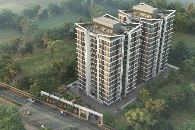 Exterior View, vip road 3 Bedroom 2505 Sq.Ft. Apartment In Vip Road Surat 10521560