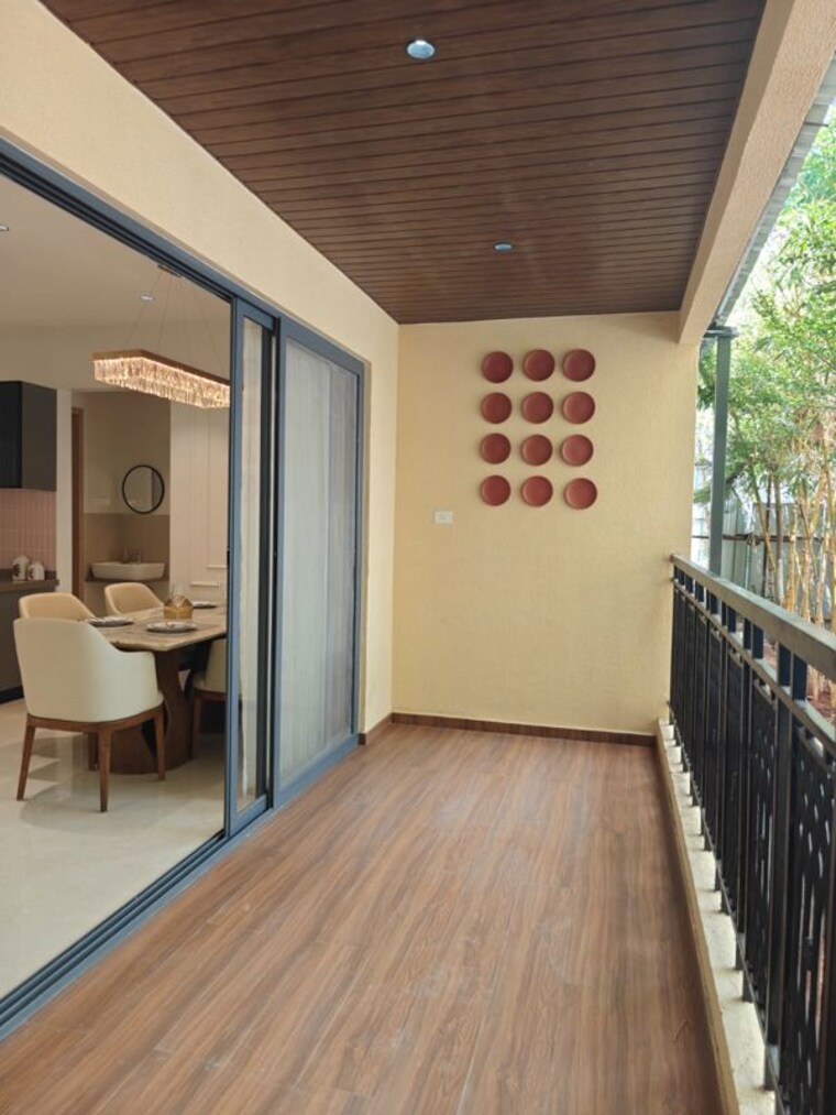 Balcony, elina-legend 3 Bedroom 1125 Sq.Ft. Apartment In Nibm Pune 10601769