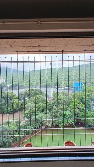 Balcony in 4 BHK Apartment at Neelkanth Heights Shivai Nagar, Shivai Nagar – for Rent