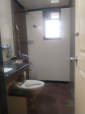 Bathroom in 3 BHK Apartment at Prajapati Lawns, Kharghar – for Rent