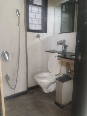 Bathroom in 3 BHK Apartment at Prajapati Lawns, Kharghar – for Rent